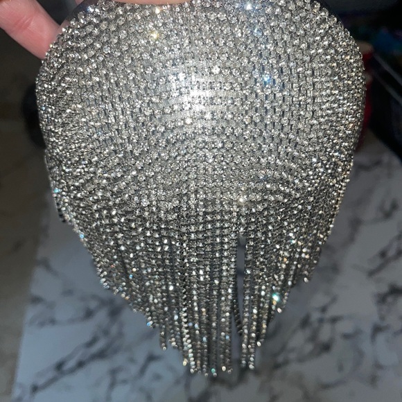 NWT rhinestone round clutch - Picture 4 of 4